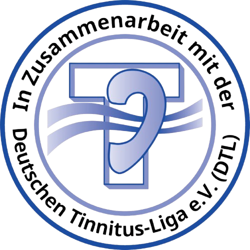Logo: Zusammenarbeit Deutsche Tinnitus-Liga 